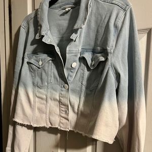 Ombre Lane Bryant Jean Jacket
